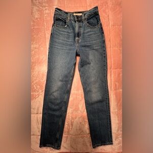 Levi's Dark Blue Straight Jeans